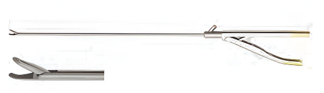 Porte-aiguille ETH, mors courbés à droite, Ø 5 mm